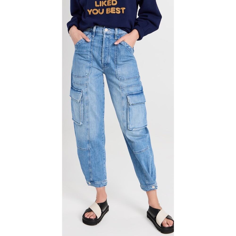 MOTHER Blue Flare & Wide Leg Jeans